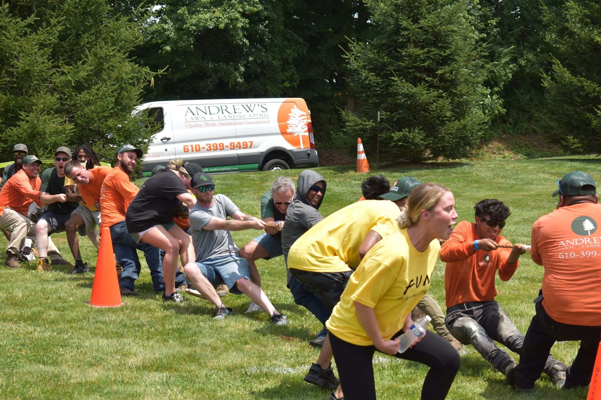 Andrews Lawn and Landscaping Tug of War Team Event
